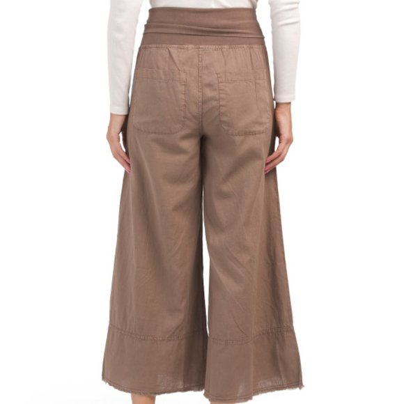 ❌SOLD❌ XCVI Wearables Linen / Cotton Blend Garni Cropped Pants NWT - Picture 2 of 8